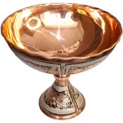 تصویر آجیل خوری نقره کوب ورق ضخیم مس 99درصدی با کیفیت 