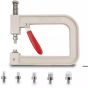 تصویر دستگاه مروارید زن دستی (به همراه 5 سایز قالب مروارید و نگین) 