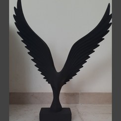 تصویر استند مجسمه رومیزی مدرن مدل شنل و عقاب کد20371 - مدل 