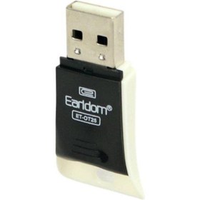 تصویر رم ریدر تک کاره Earldom USB2.0 مدل ET-OT25 Earldom ET-OT25 USB 2.0 Micro SD Card Reader