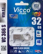 تصویر فلش مموری USB3.1 ویکومن 32 گیگابایت مدل VC366s Vicco VC366s Flash Memory USB 3.1 32GB