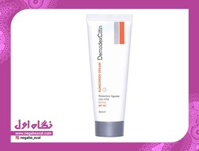 تصویر کرم ضدآفتاب SPF50 فاقد چربی بی رنگ دمودکسیلین 