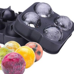 تصویر قالب یخ کروی بسته 2 عددی 