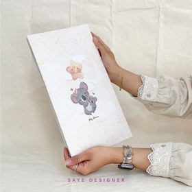 تصویر آلبوم پاکتی کودک 10×15 طرح کوآلای مهربون (ظرفیت 300 عکس) 