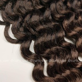 تصویر مو افرو کرل قهوه ای سوخته،آریل 8 AREIL AFRO CURL 8