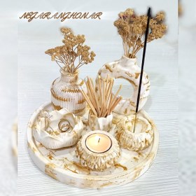 تصویر ست دکوری رومیزی کاربردی 