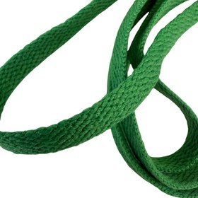 تصویر بند کتونی رنگ سبز 