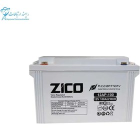 تصویر باتری ضد اشتعال یو پی اس 12ولت 100 آمپر زیکو ZICO-100Ah ZICO BATTERY-12V-100AH Fire Retardant