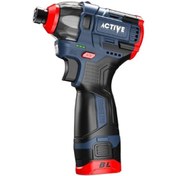 تصویر دریل پیچ گوشتی شارژی اکتیو تولز مدل AC3417BL با باتری ۱۶.۸ ولت 
