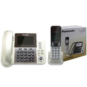 تصویر گوشی تلفن بی سیم پاناسونیک مدل KX-TGF350 Panasonic KX-TGF350 Corded & Cordless Phone