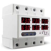 تصویر محافظ ولتاژ سه فاز دیجیتال ۶۳ آمپر 