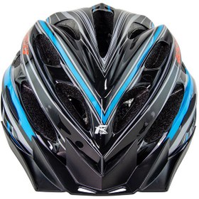 تصویر کلاه دوچرخه سواری راکی مدل اچ بی 31 مشکی آبی Rocky Bicycle Helmet HB31 M 58-61cm Blue White 