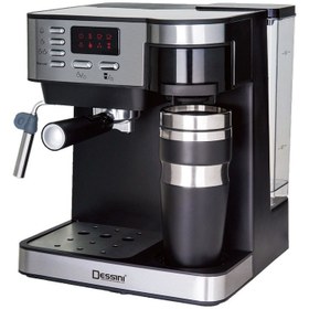 تصویر اسپرسو ساز و کاپوچینو ساز دسینی مدل 222 ا Dessini 222 Cafe Espresso Maker Dessini 222 Cafe Espresso Maker