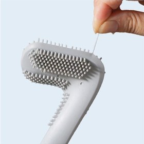 تصویر فرچه سیلیکونی توالت مدل گلف Golf model toilet silicone brush