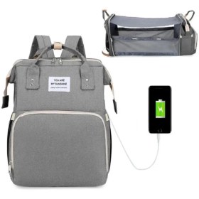 تصویر کوله پشتی نوزاد تخت خواب شو مشکی 