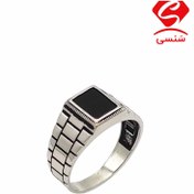 تصویر انگشتر نقره مردانه کد66 