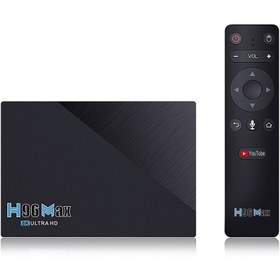 تصویر اندروید باکس H96 max مدل RK3566 حافظه 128 رم 8 گیگابایت ا Android Box H96 max RK3566 8/128 GB Android Box H96 max RK3566 8/128 GB