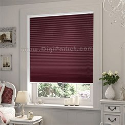 تصویر پرده پلیسه پردیسون کد MANILA - 60*120سانتیمتر / 02 / شب و روز Predison pleated curtain, MANILA code