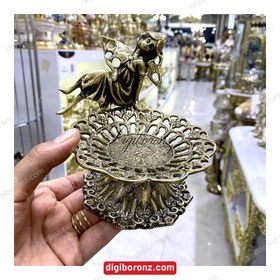 تصویر پیاله برنجی مدل فرشته با کیفیت (پیاله برنزی ) Angel model bronze brass bowl