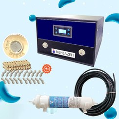 تصویر پکیج کامل مه‌پاش کم‌فشار ۱۰ بار با ۲۰ نازل – سیستم مه‌پاش خانگی/صنعتی سبک 