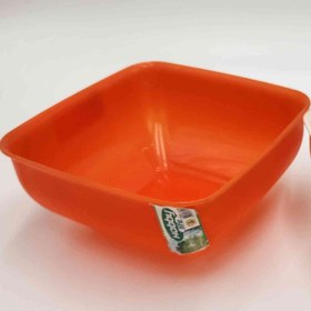 تصویر پیاله پلاستیکی مدل Square Bowl برند هوبی لایف ترکیه در ۲ رنگ مختلف _ شناسه کالا : 031261 Square Bowl