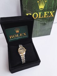 تصویر ساعت زنانه ظریف برند رولکس باکس مخمل و بگ ارسال رایگان روز زن تولد کیفیت عالی Rolex