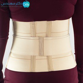 تصویر شکم بند با کش دوبل کد محصول : 60430 Double Rubber Elastic Abdominal Binder