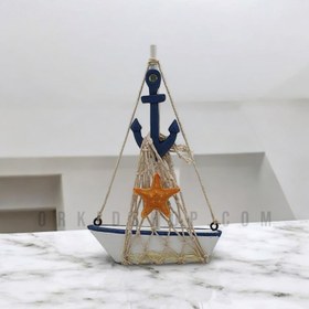 تصویر ماکت قایق چوبی 