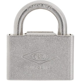 تصویر قفل آویز گیرا مدل 028 - نقره ای 
