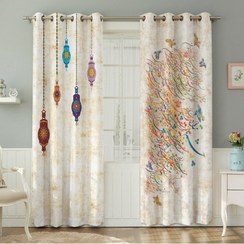 تصویر پرده نیروانا طرح مدرن مدل مخمل کد 5011سایز 140×280 سانتی متر 