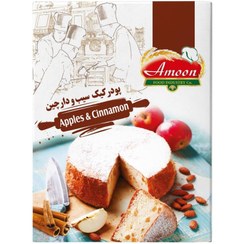 تصویر پودر کیک سیب و دارچین آمون 