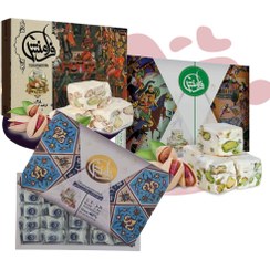 تصویر شیرینی لوز رژیمی نارگیلی بدون قند و گلوتن 