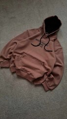 تصویر هودی مشکی مافیا 3 نخ پنبه قواره باکسی کد HOD0003 - 4XL 