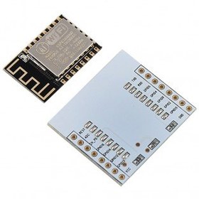 تصویر ماژول وای فای ESP8266 به همراه برد کمکی 