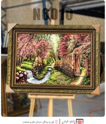 تصویر تابلو فرش چاپی منظره کد N6010 