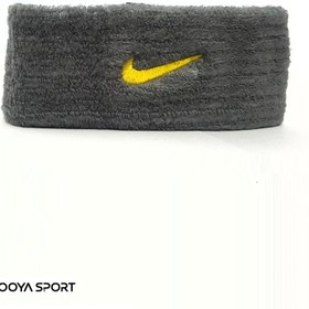 تصویر هدبند ورزشی حوله ای نایک NIKE طوسی اعلا 