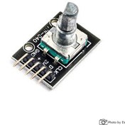 تصویر ماژول روتاری انکودر مدل KY-040 دارای سوئیچ 