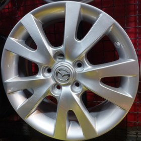 تصویر رینگ فابریک سایز ۱۶ (۱۱۴×۵) مزدا قدیم Original wheel size 16" (5×114) old Mazda