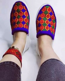 تصویر گیوه طرح ترگل 