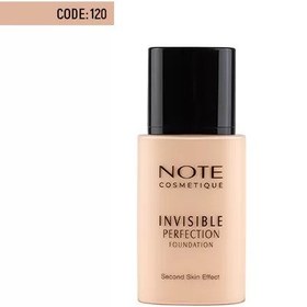 تصویر کرم پودر فلوئیدی مدل Invisible Perfection حجم 35 میلی لیتر نوت warm bisque - 170 Note Invisible Perfection Foundation 35 ml