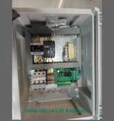 تصویر تابلوفرمان رله کنتاکتوری تکفاز 2 توقف بالابری 