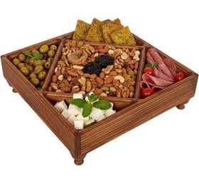 تصویر اردوخوری،سینی مزه 