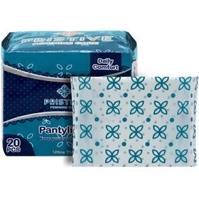 تصویر پد بهداشتی روزانه سایز متوسط پریستیو 20 عددی PRISTIVE SANITARY PADS, MEDIUM, 20 pcs