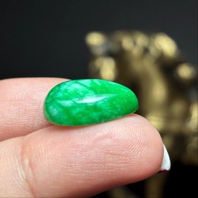 تصویر نگین سنگ جید معدنی کد 60582 