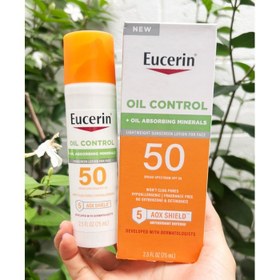 تصویر لوسیون ضد آفتاب اوسرین Eucerin اویل کنترل پوست چرب Oil Control 