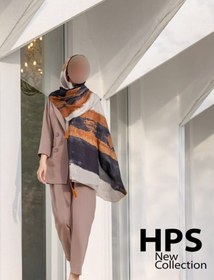 تصویر شال نخی منگوله دار hps کد 6-207 Hps shawl code 207