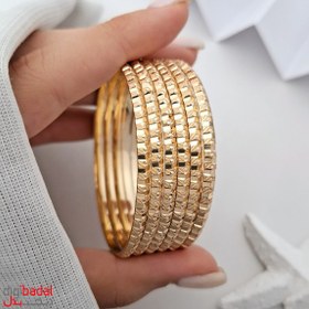 تصویر النگو طلا روس مدل افریکن 