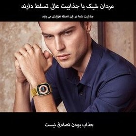 تصویر ساعت هوشمند اپل واچ C9 ULTRA max طلایی ساعت هوشمند طلایی متفرقه مدل C9 Ultra Max