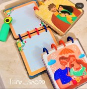 تصویر دفترچه آبرنگ فانتزی 