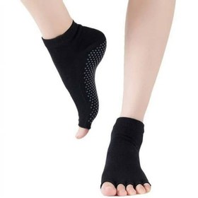 تصویر جوراب یوگا انگشتی مچدار 